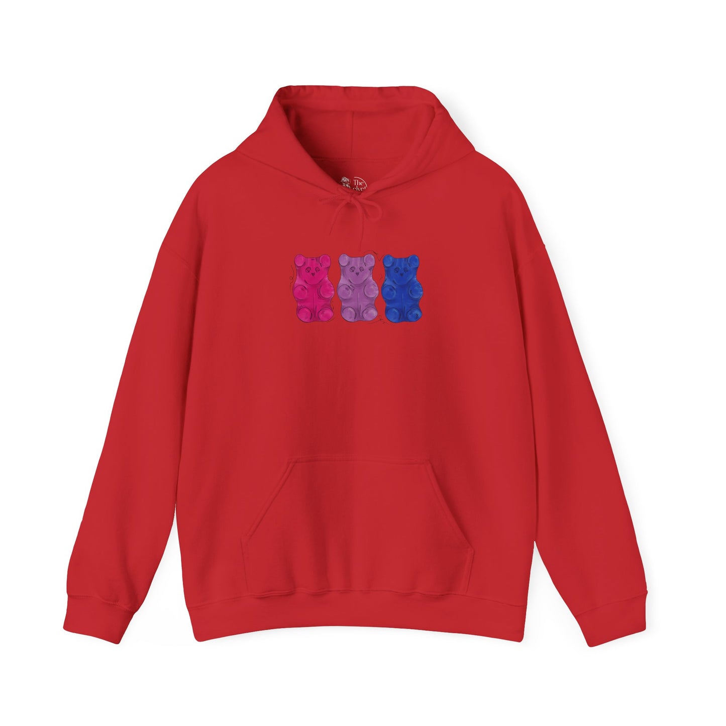 Bisexual Pride Flag Gummy Bears - Adult Unisex Hoodie