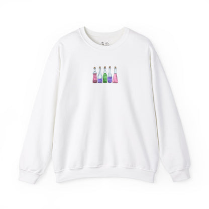 Trigender Pride Flag Potion Bottles - Adult Unisex Sweatshirt