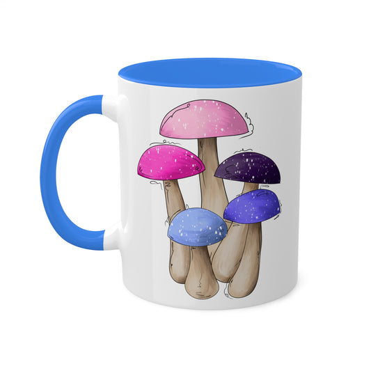 Omnisexual Pride Flag Mushrooms - Mug