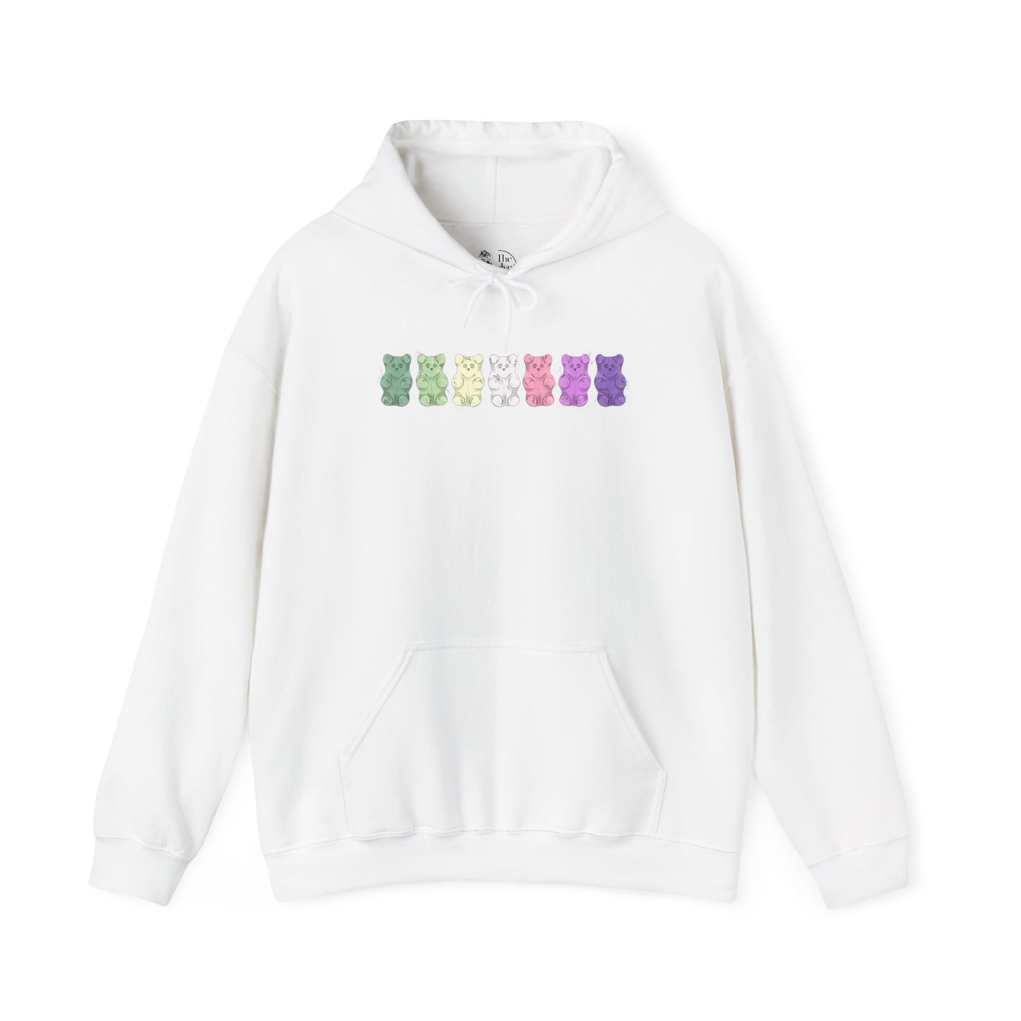 Genderfae Pride Flag Gummy Bears - Adult Unisex Hoodie