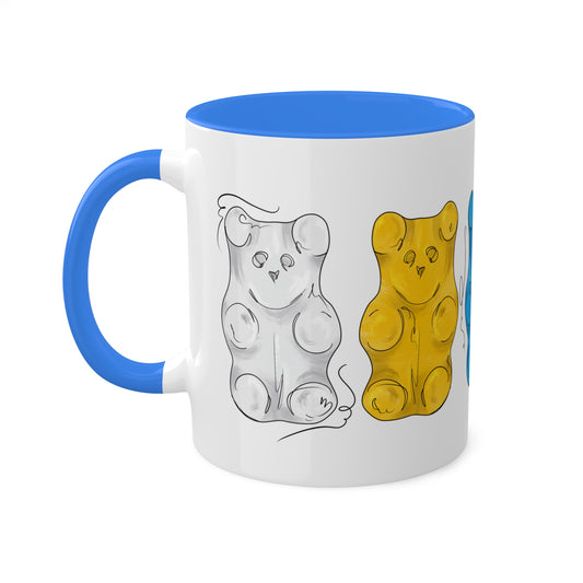 Polyamorous Pride Flag Gummy Bears - Mug