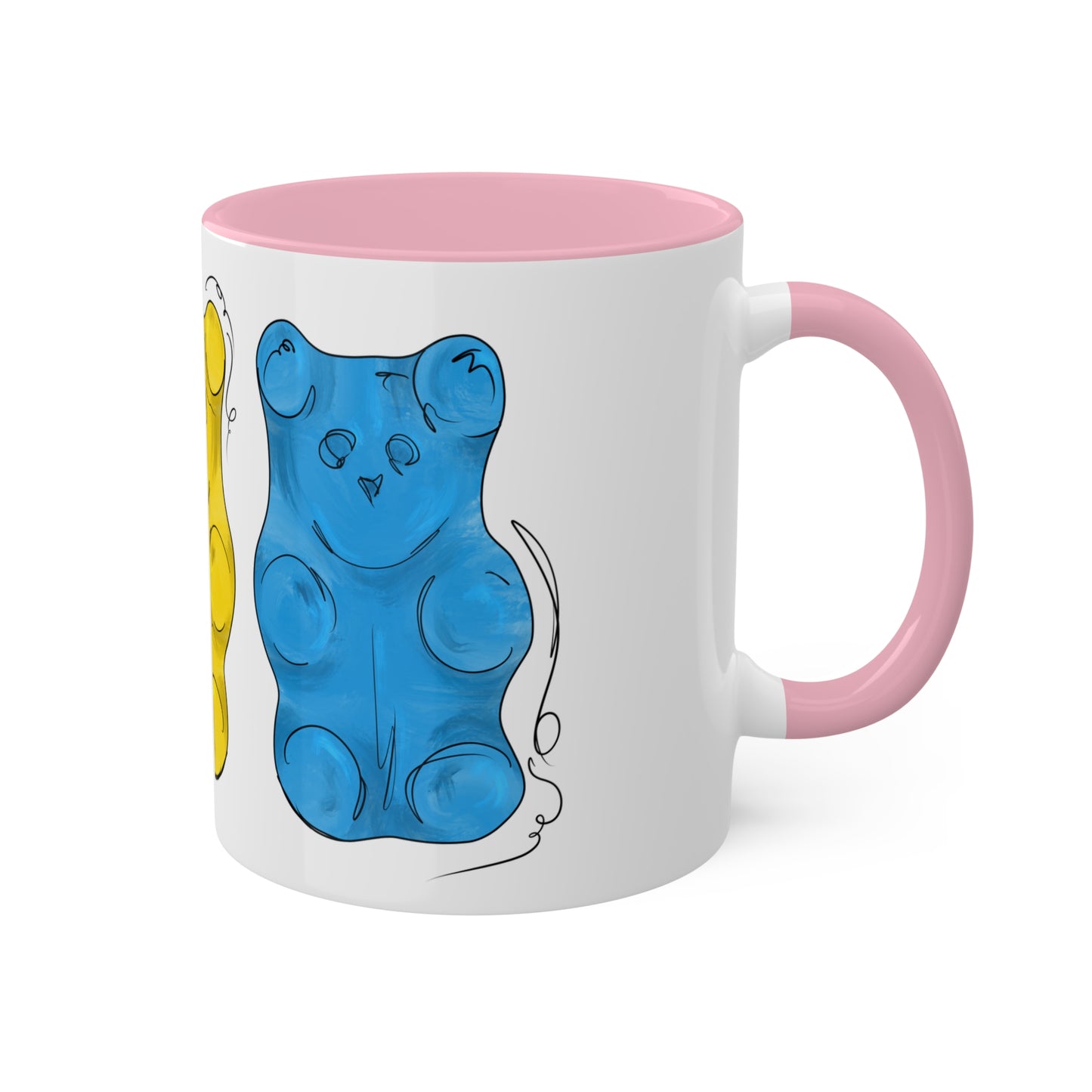 Pansexual Pride Flag Gummy Bears - Mug