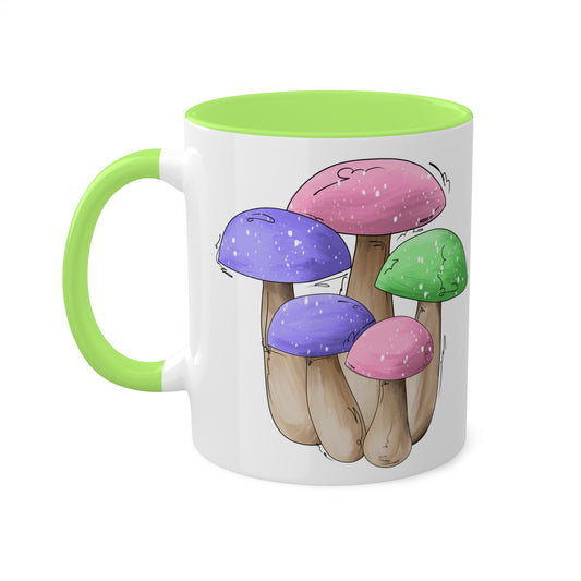 Trigender Pride Flag Mushrooms - Mug