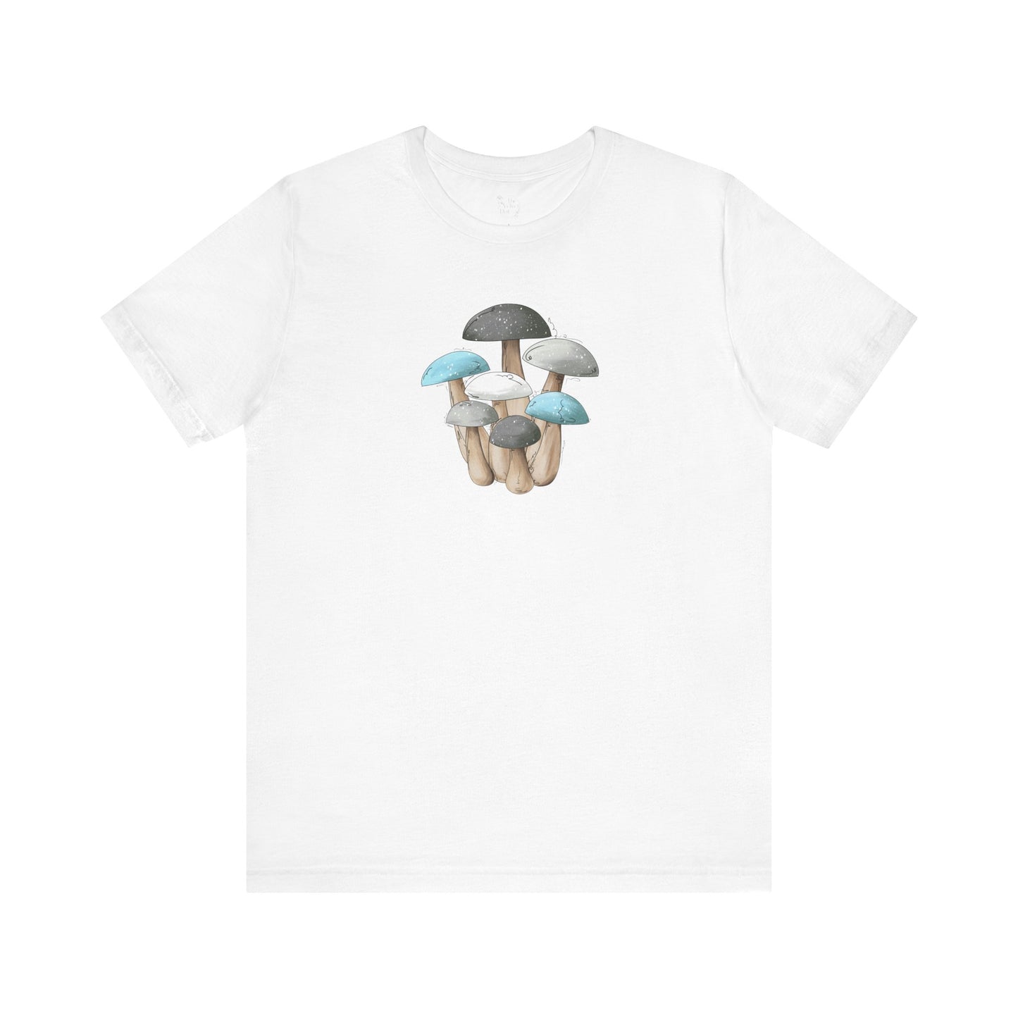 Demi Boy Pride Flag Mushrooms - Unisex T-Shirt