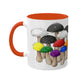 Straight Ally Pride Flag Mushrooms - Mug