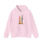 Gay Pride Flag Candlesticks - Adult Unisex Hoodie