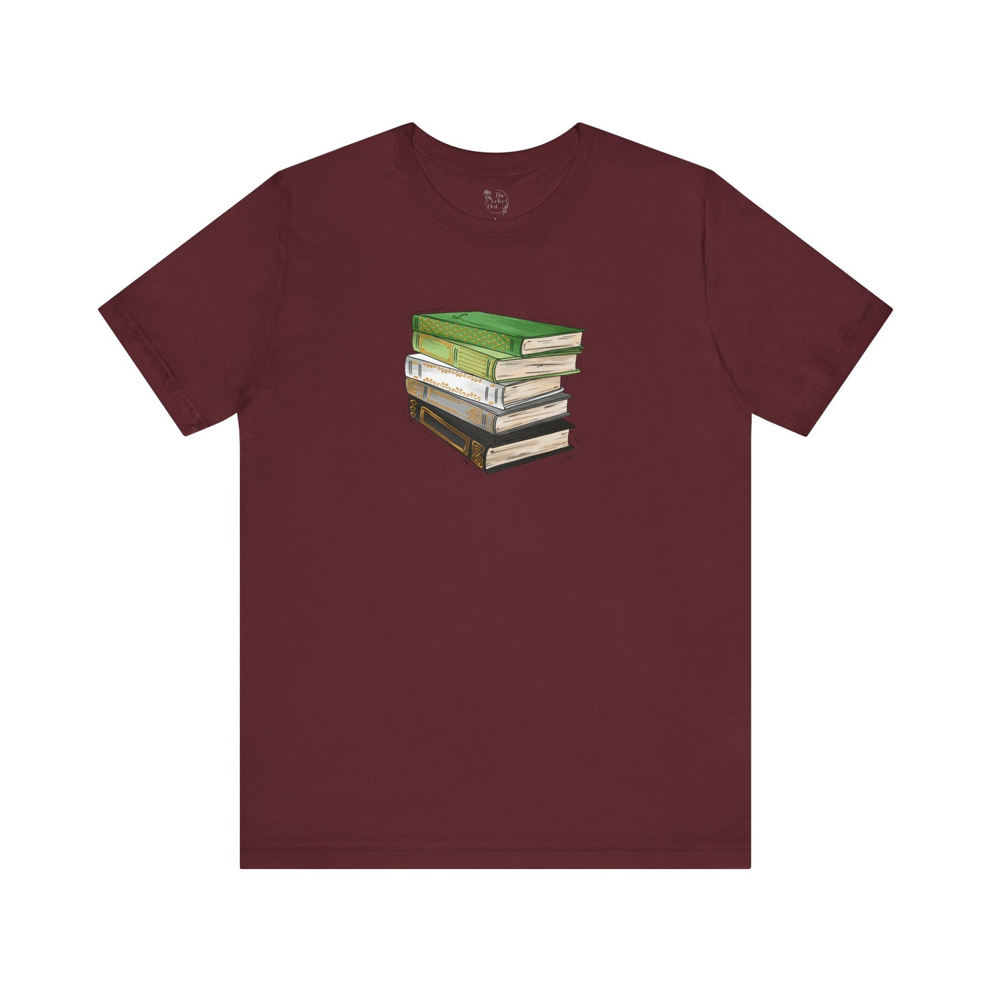 Aromantic Pride Flag Old Books - Unisex T-Shirt