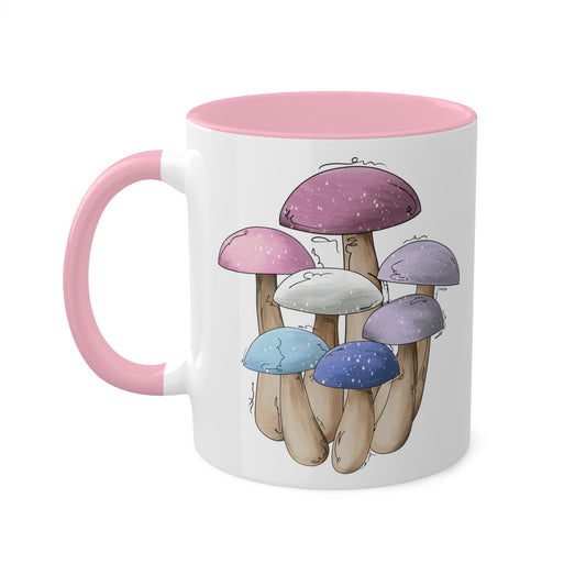 Bigender Pride Flag Mushrooms - Mug