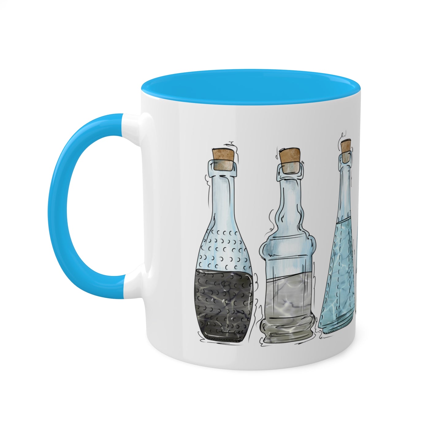 Demiboy Pride Flag Potion Bottles - Mug