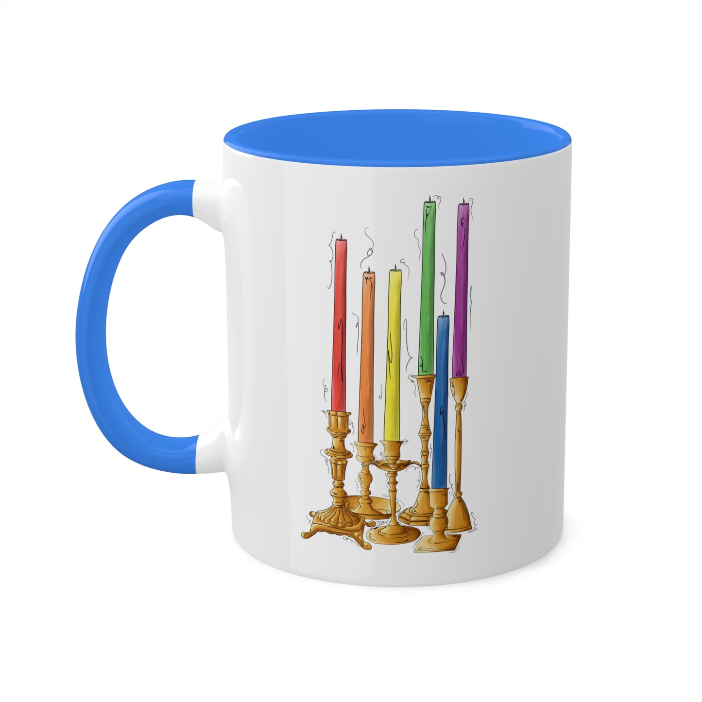 Gay Pride Flag Candlesticks - Mug