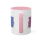 Bigender Pride Flag Gummy Bears - Mug