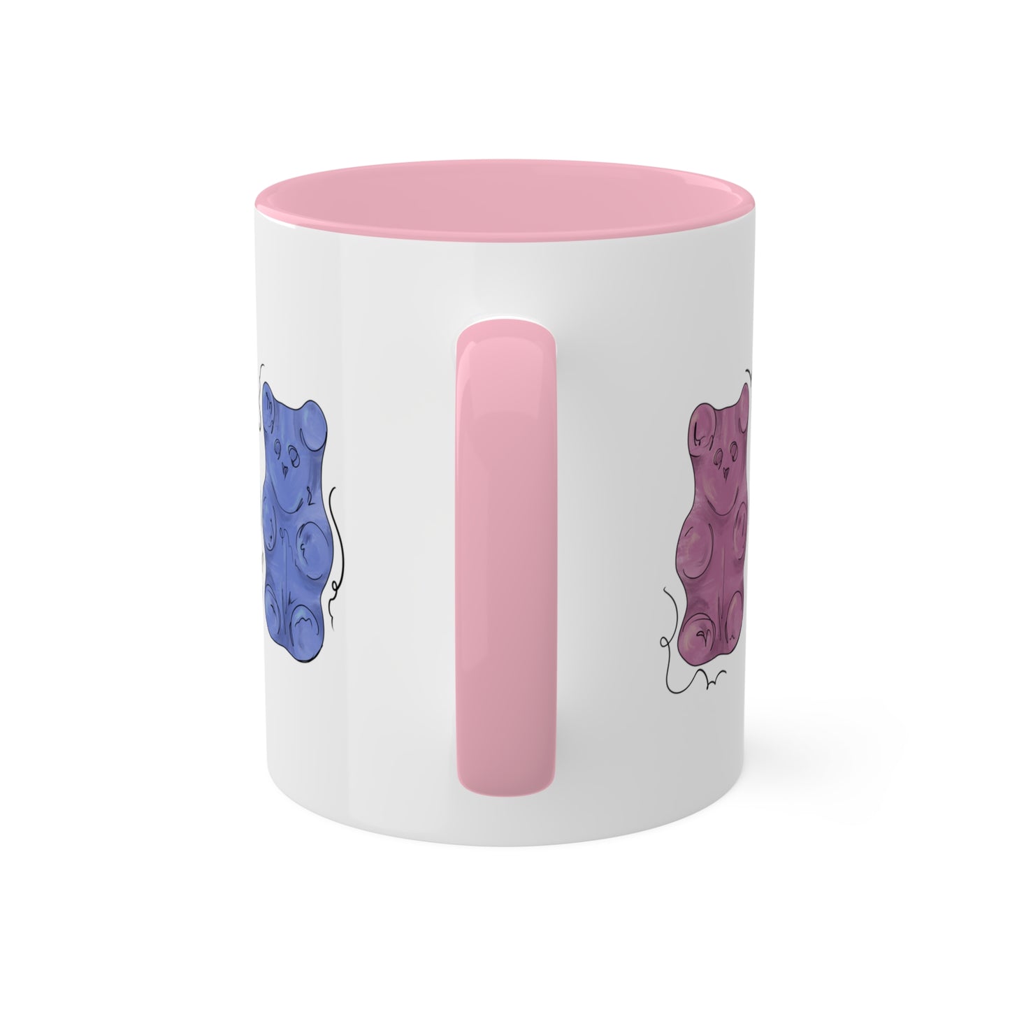 Bigender Pride Flag Gummy Bears - Mug