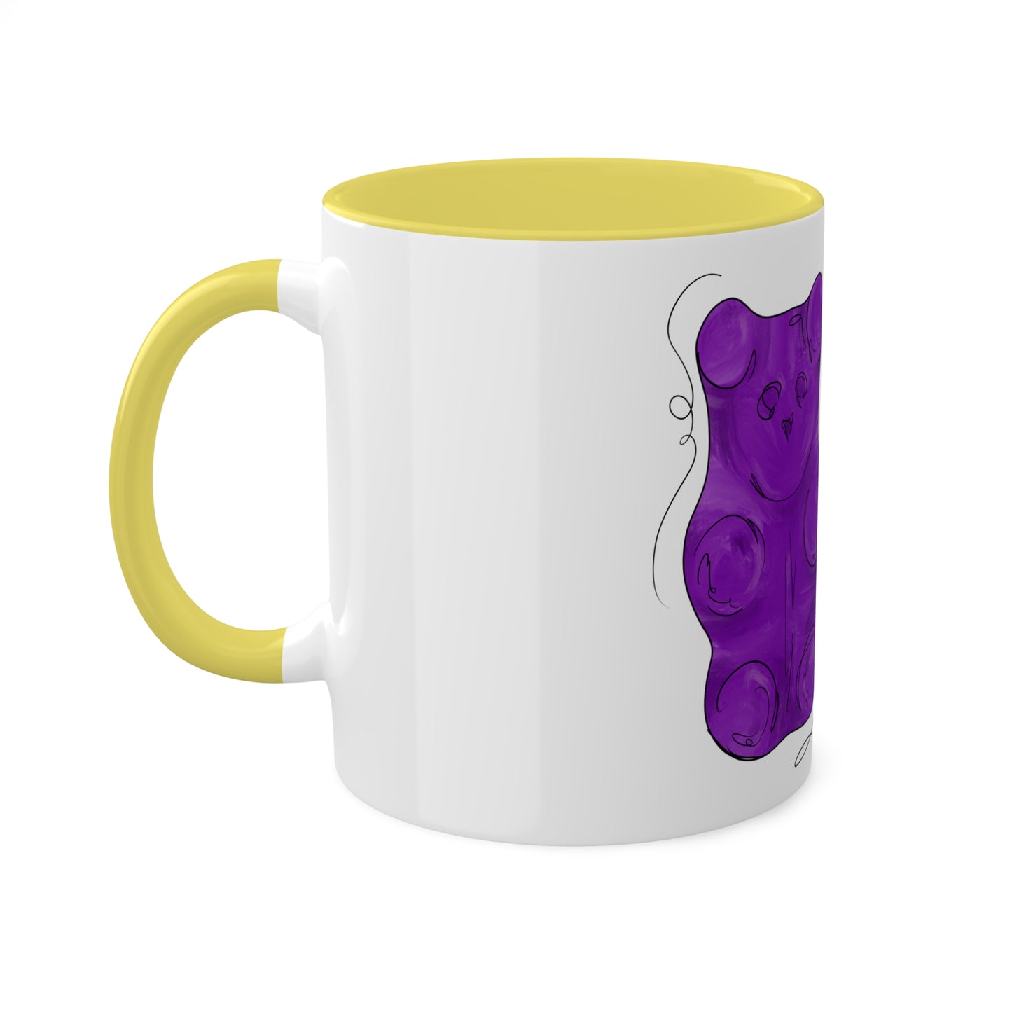 Intersex Pride Flag Gummy Bears - Mug