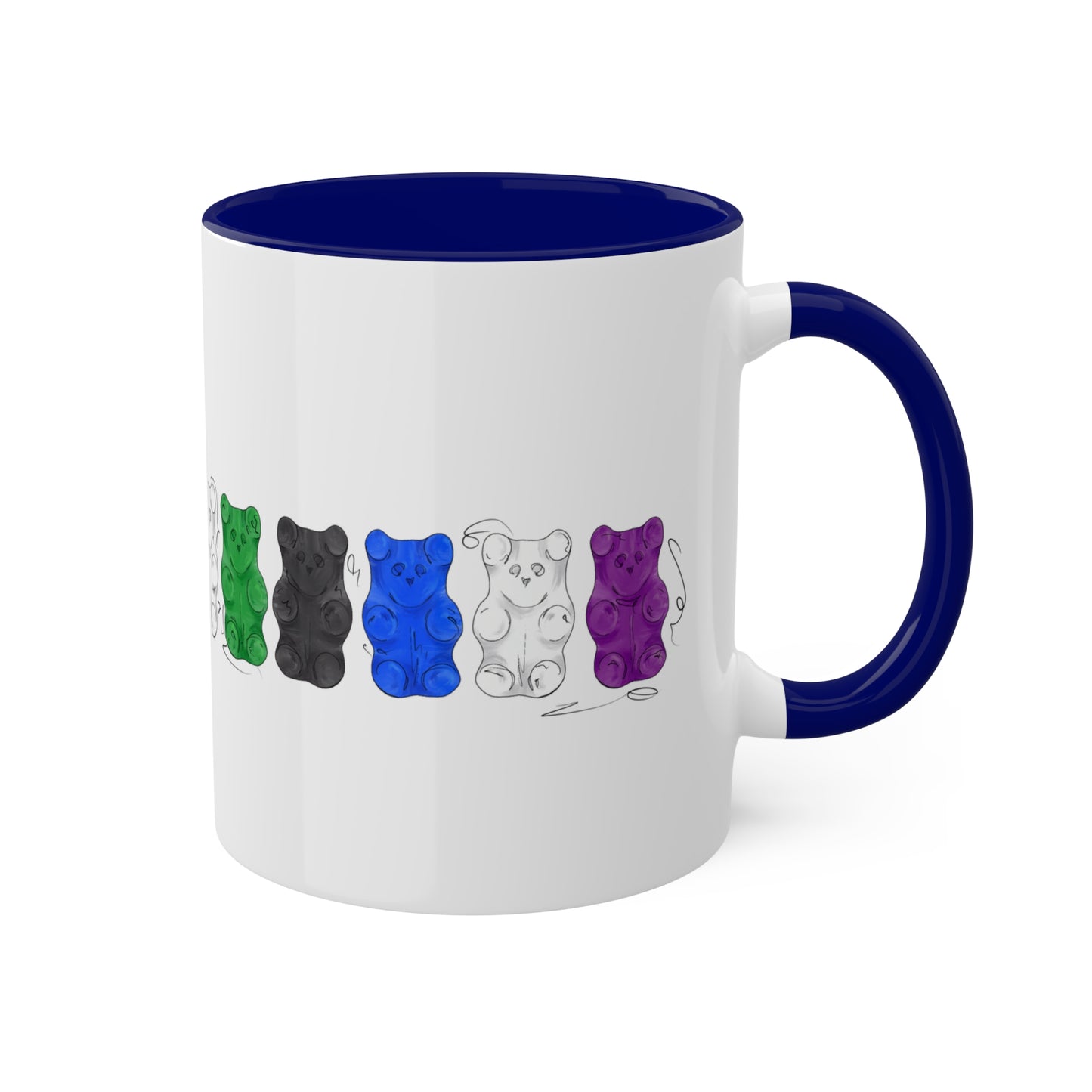 Straight Ally Pride Flag Gummy Bears - Mug