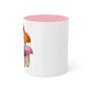 Lesbian Pride Flag Mushrooms - Mug