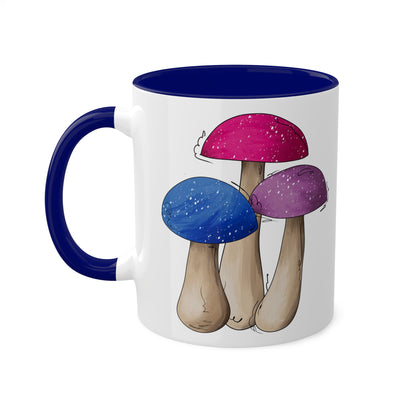 Bisexual Pride Flag Mushrooms - Mug