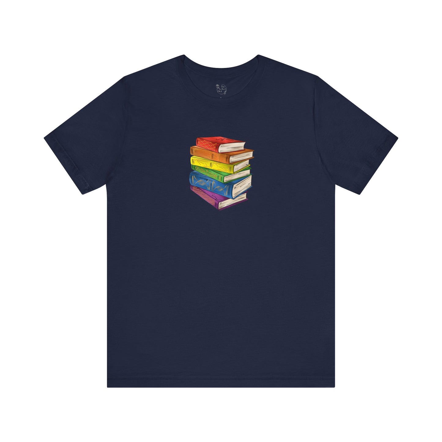 Gay Pride Flag Old Books - Unisex T-Shirt