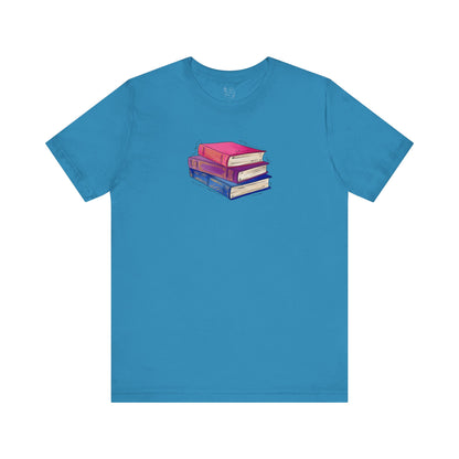 Bisexual Pride Flag Old Books - Unisex T-Shirt