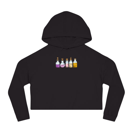 Trixic Pride Flag Potion Bottles - Women’s Cropped Hoodie