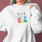 Pansexual Pride Flag Potion Bottles - Adult Unisex Sweatshirt