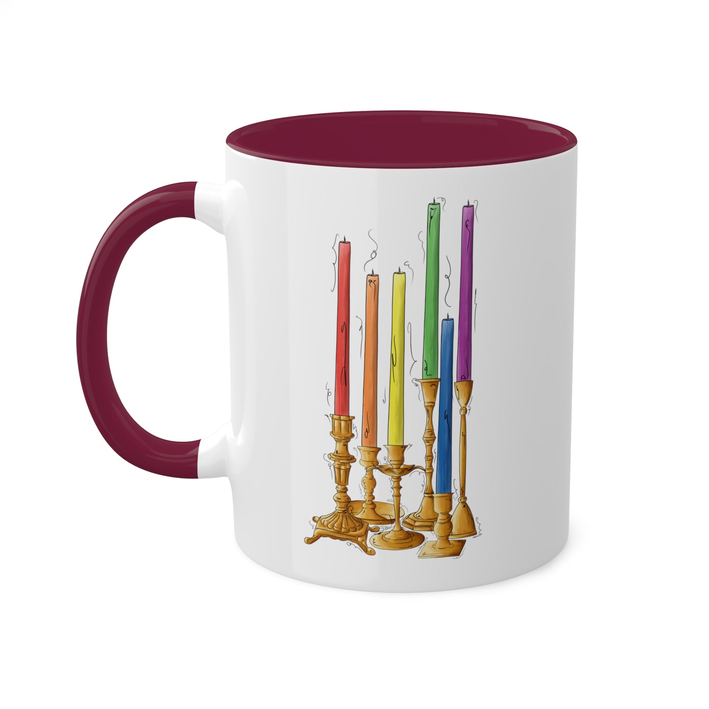 Gay Pride Flag Candlesticks - Mug