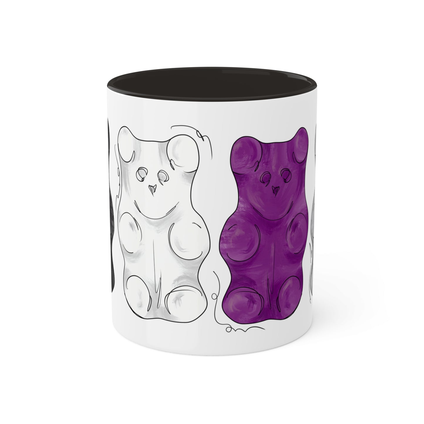 Demisexual Pride Flag Gummy Bears - Mug