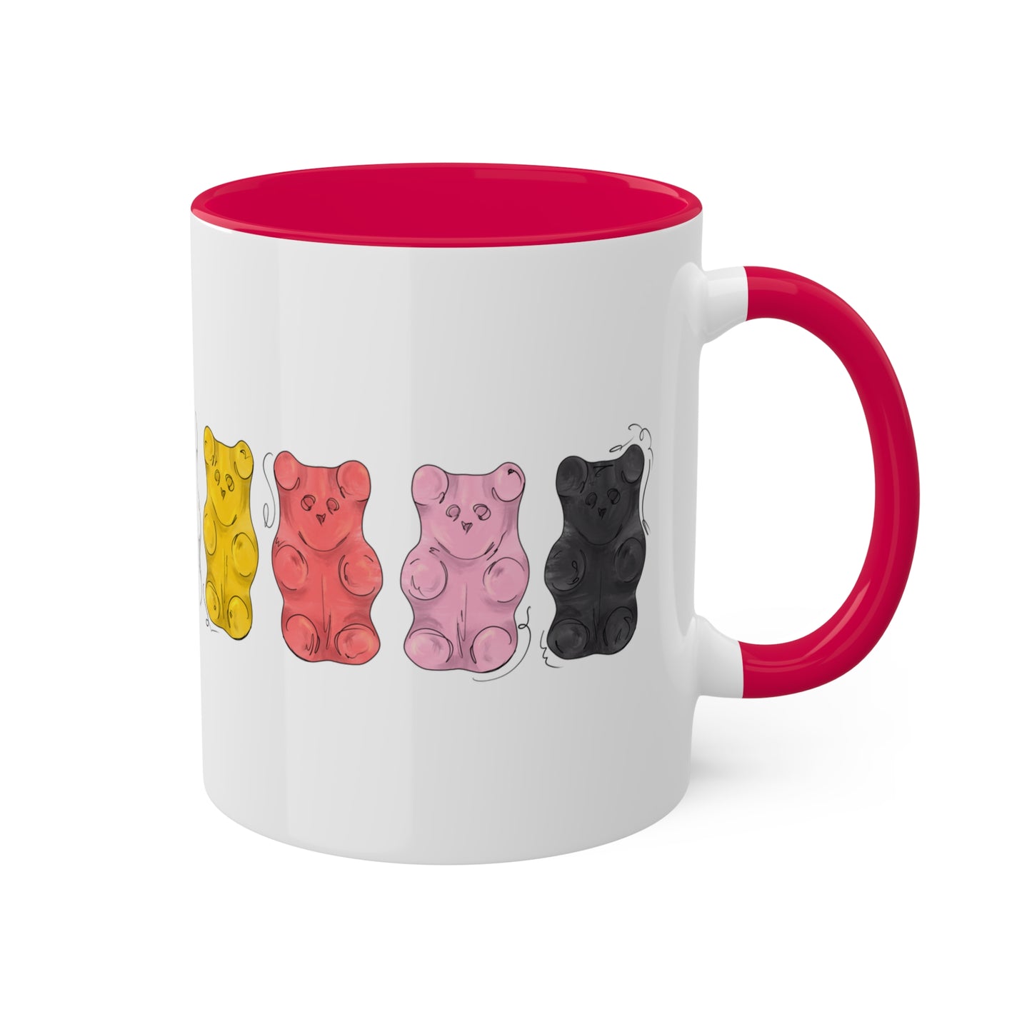 Queer Pride Flag Gummy Bears - Mug