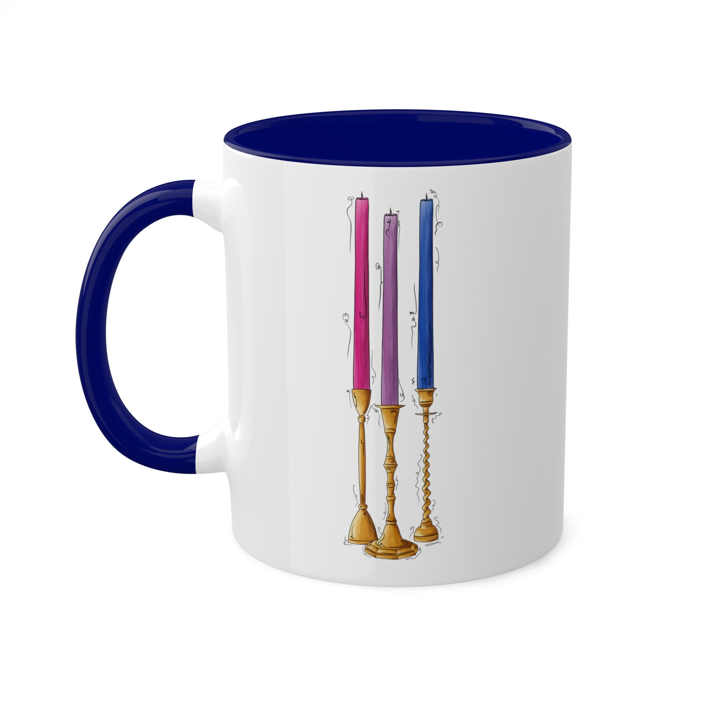 Bisexual Pride Flag Candlesticks - Mug