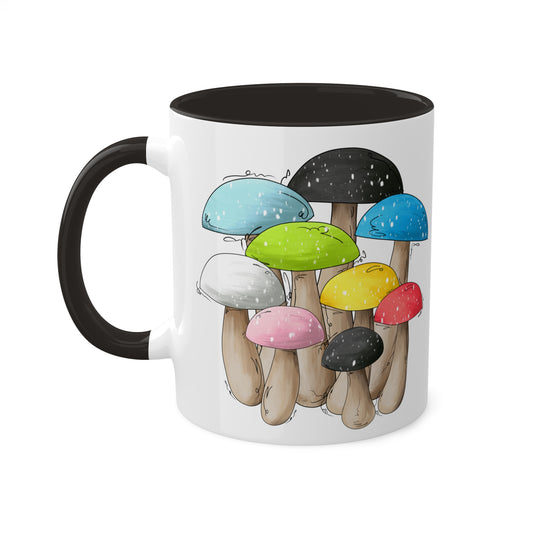 Queer Pride Flag Mushrooms - Mug