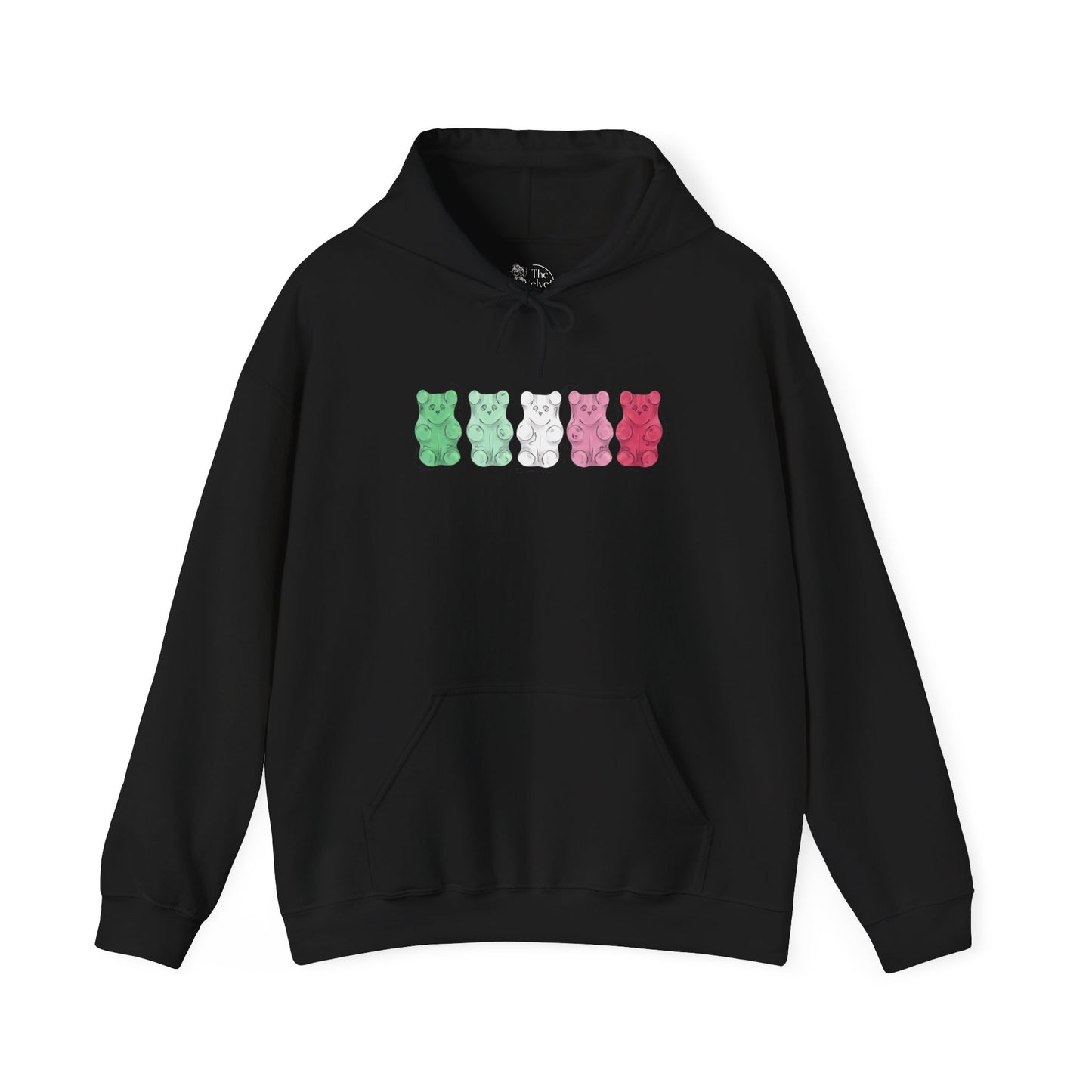 Abrosexual Pride Flag Gummy Bears - Adult Unisex Hoodie