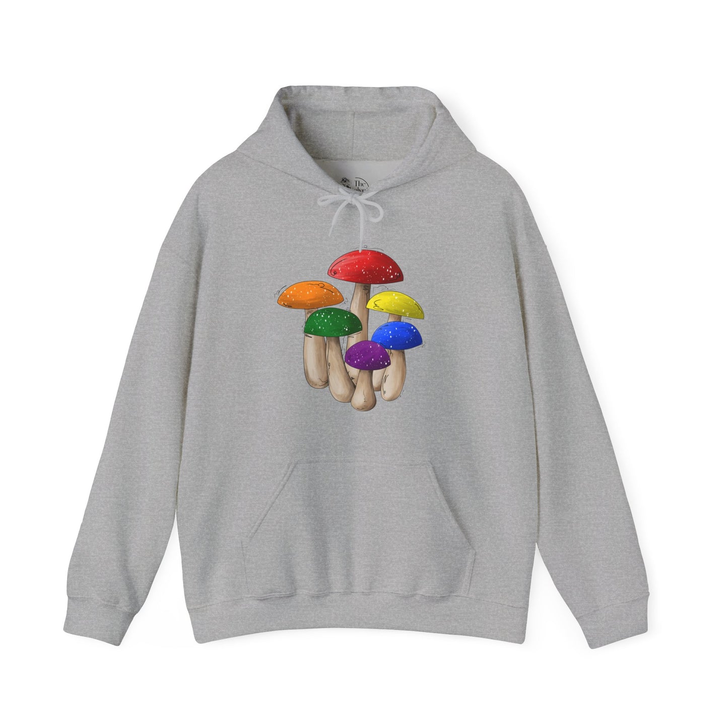 Gay Pride Flag Mushrooms - Adult Unisex Hoodie