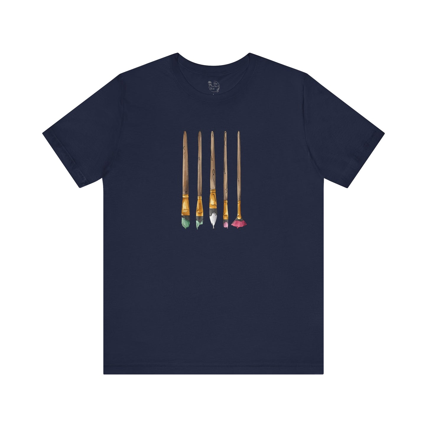 Abrosexual Pride Flag Paint Brushes - Unisex T-Shirt