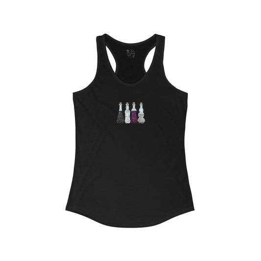 Demisexual Pride Flag Potion Bottles - Womens Tank Top