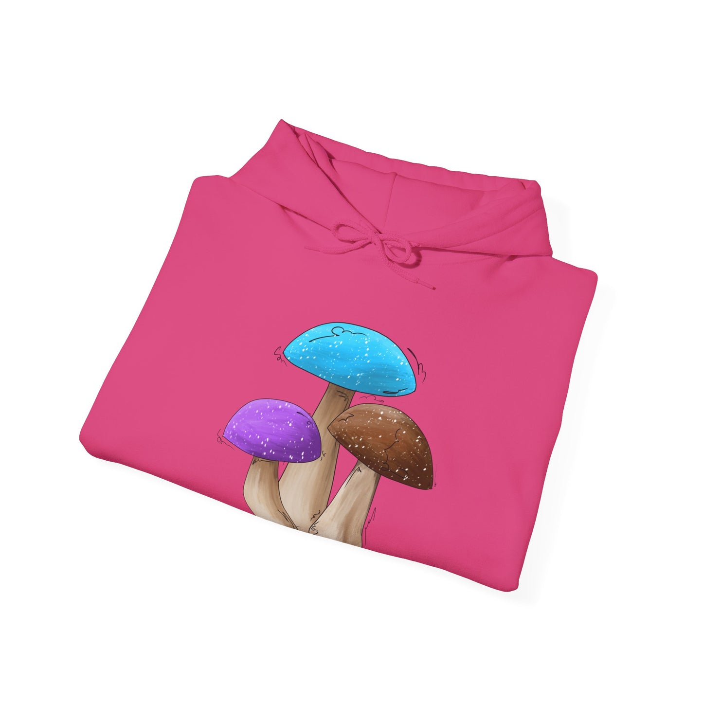 Androsexual Pride Flag Mushrooms - Adult Unisex Hoodie