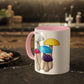 Polyamorous Pride Flag Mushrooms - Mug