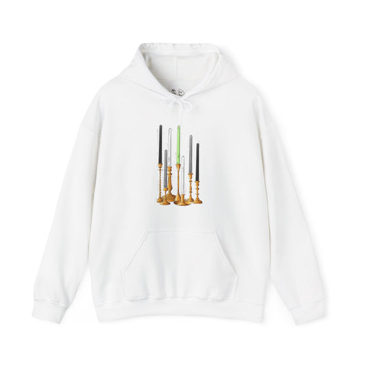 Agender Pride Flag Candlesticks - Adult Unisex Hoodie