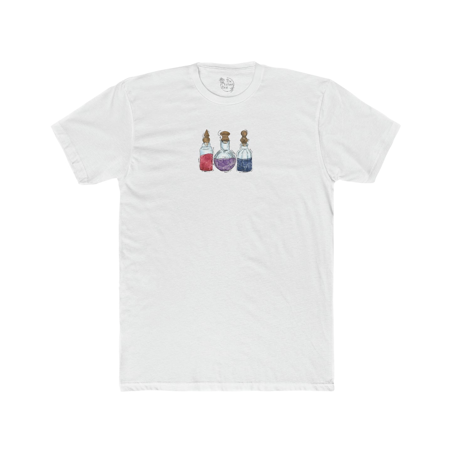 Bisexual Pride Flag Potion Bottles - Men's T-Shirt