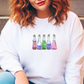 Trigender Pride Flag Potion Bottles - Adult Unisex Sweatshirt