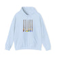 Gay Pride Flag Paint Brushes - Adult Unisex Hoodie