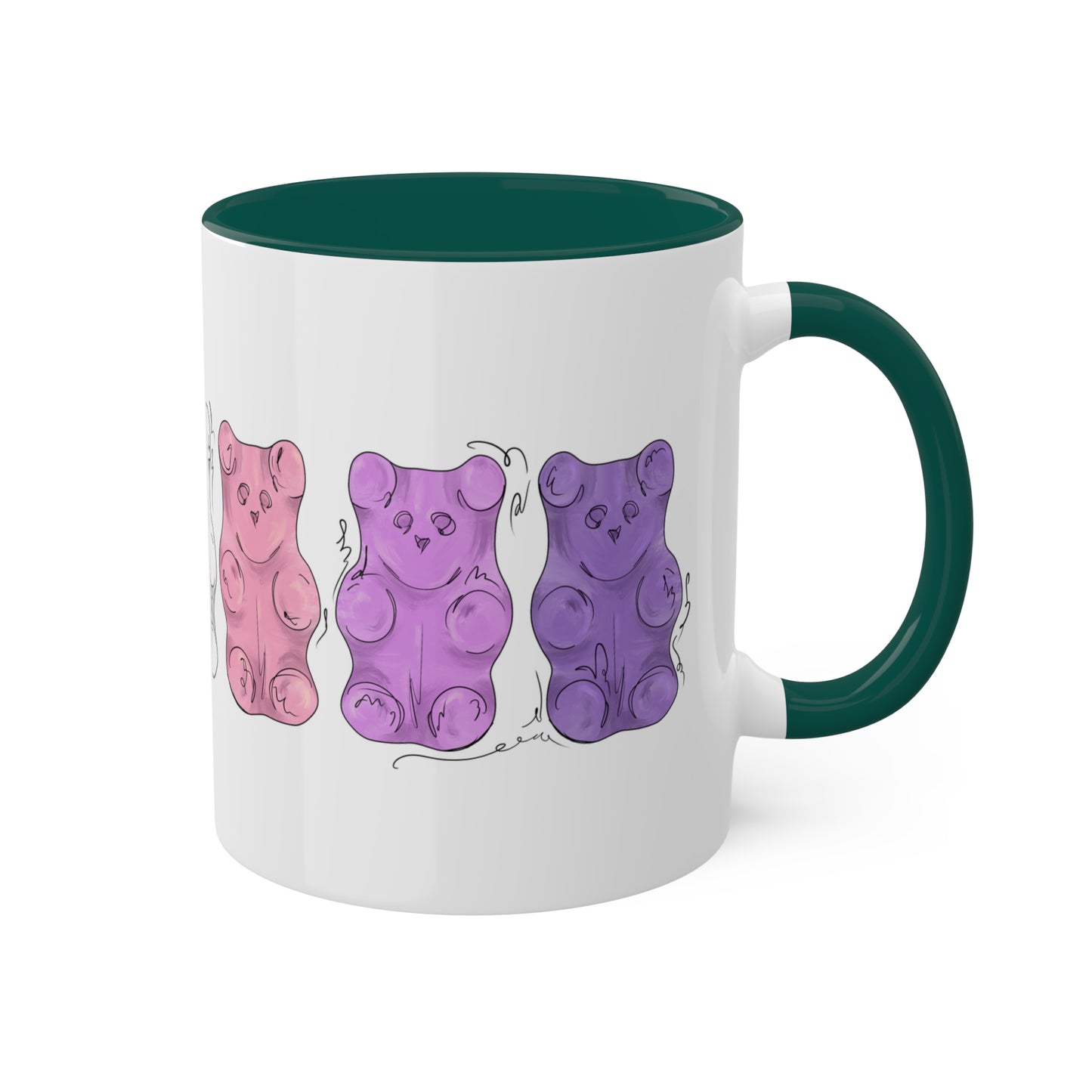 Genderfae Pride Flag Gummy Bears - Mug