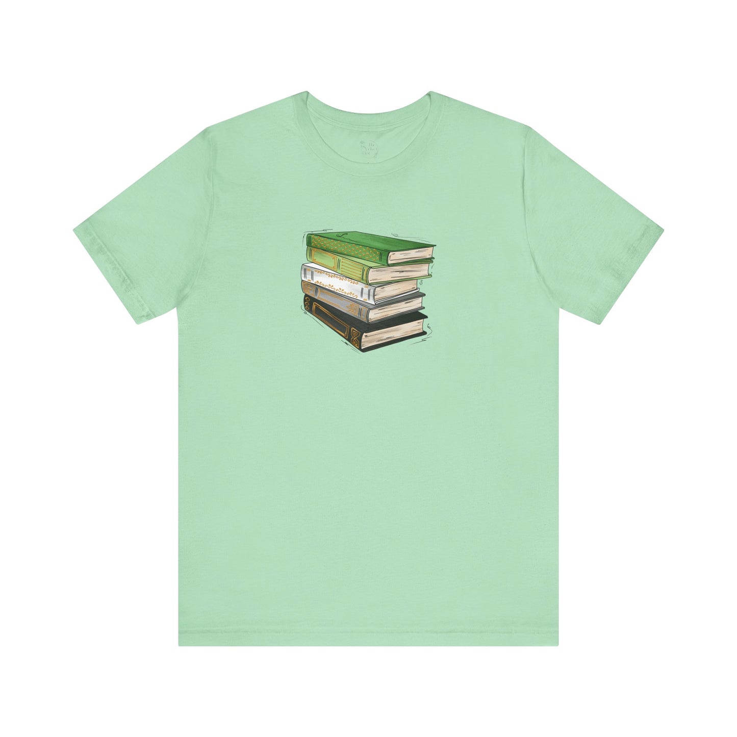 Aromantic Pride Flag Old Books - Unisex T-Shirt