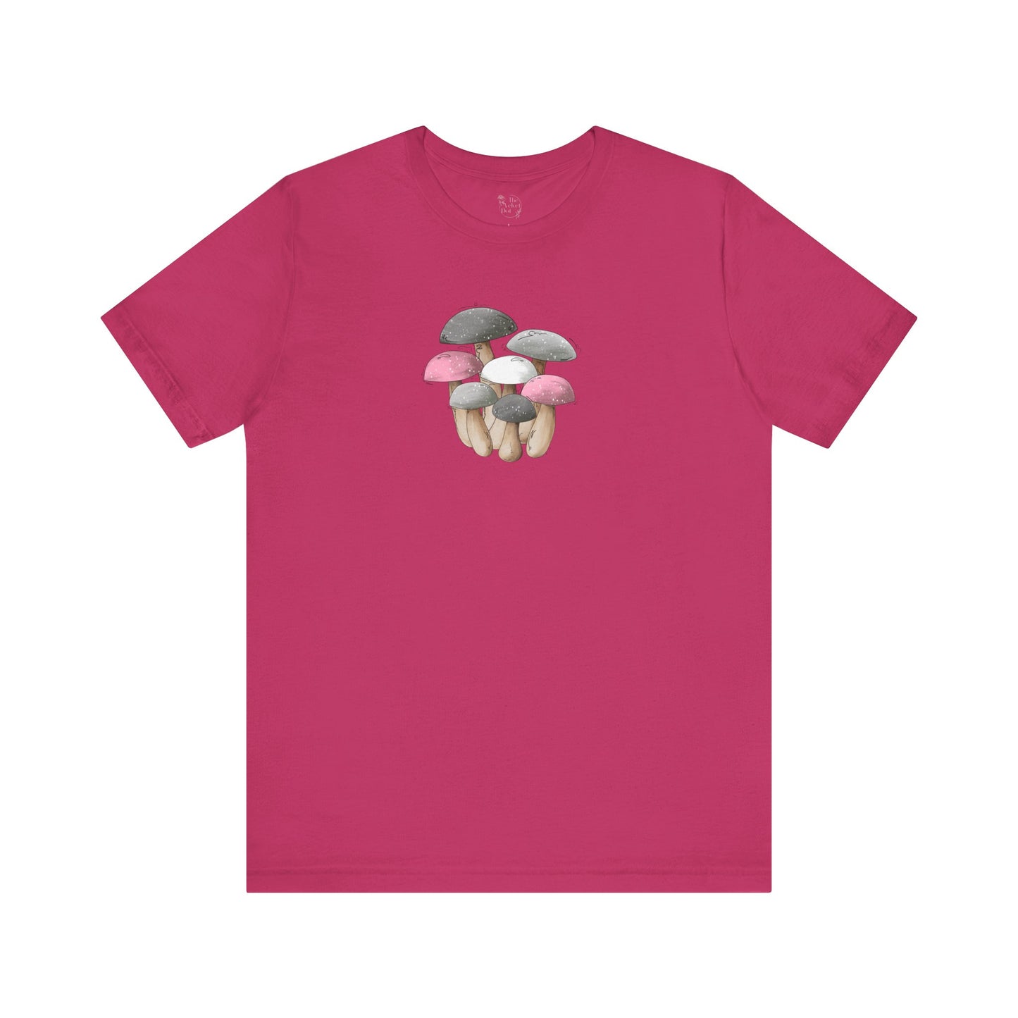 Demi Girl Pride Flag Mushrooms - Unisex T-Shirt