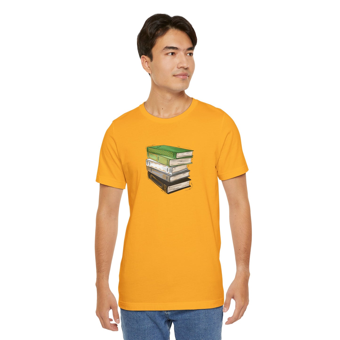 Aromantic Pride Flag Old Books - Unisex T-Shirt