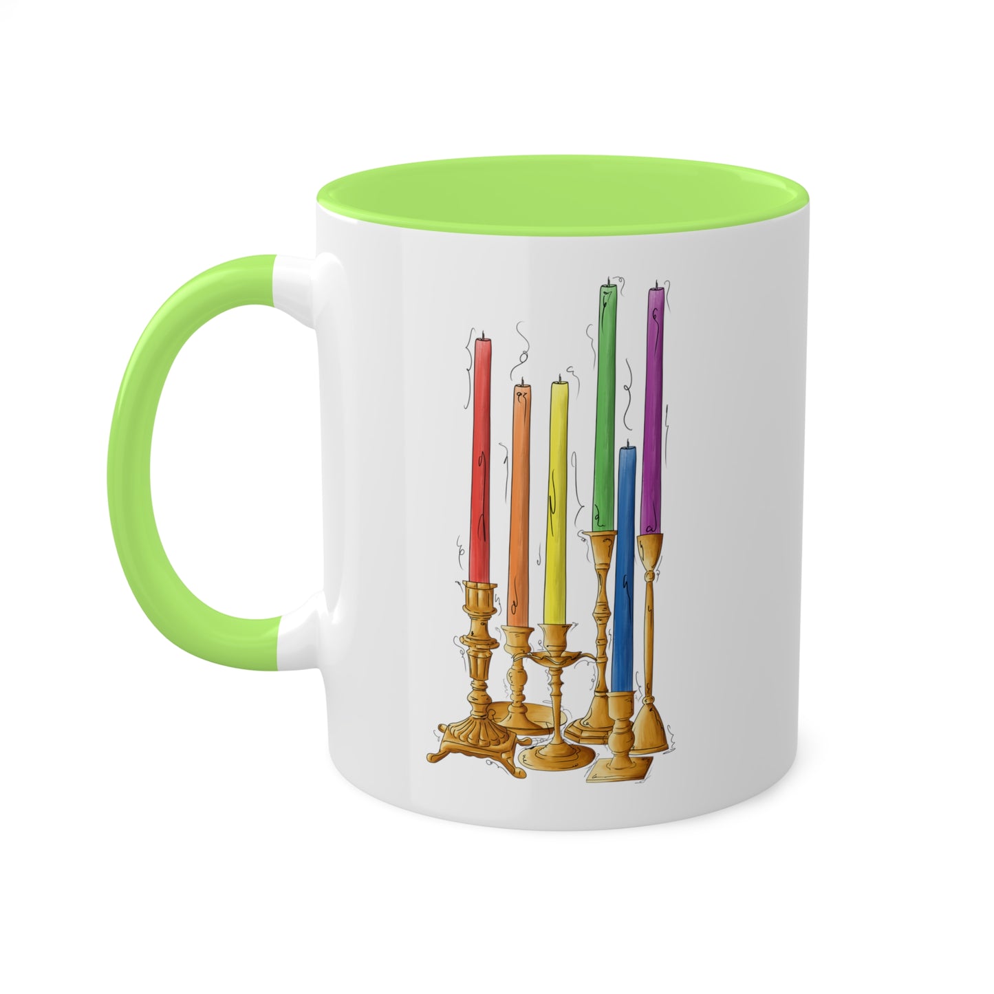 Gay Pride Flag Candlesticks - Mug