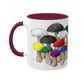 Straight Ally Pride Flag Mushrooms - Mug