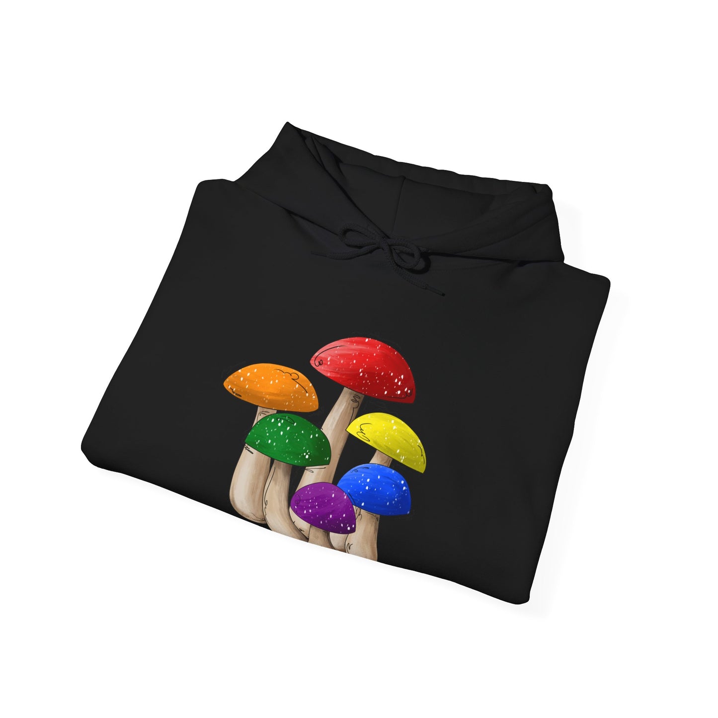 Gay Pride Flag Mushrooms - Adult Unisex Hoodie