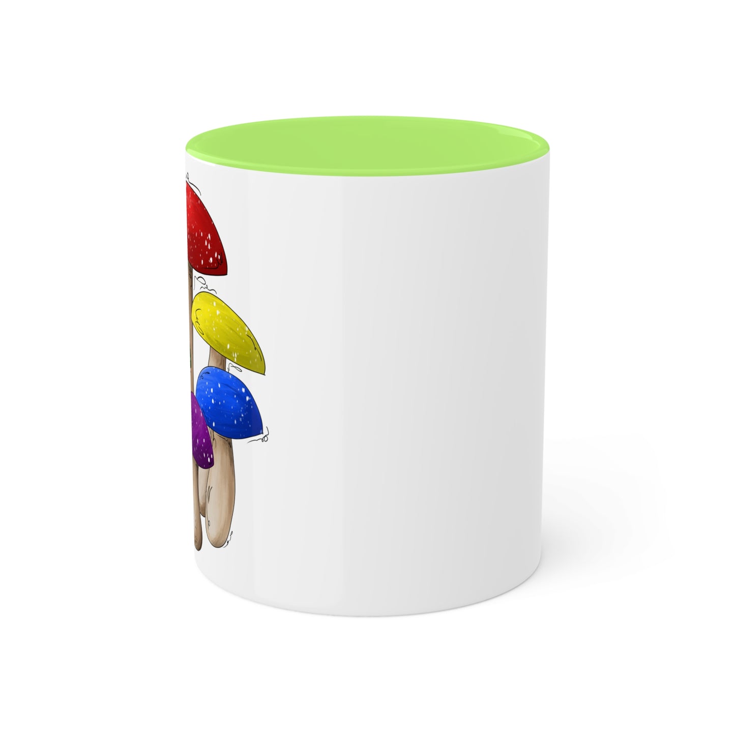 Gay Pride Flag Mushrooms - Mug