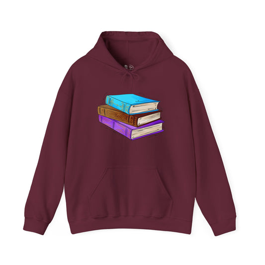 Androsexual Pride Flag Old Books - Adult Unisex Hoodie