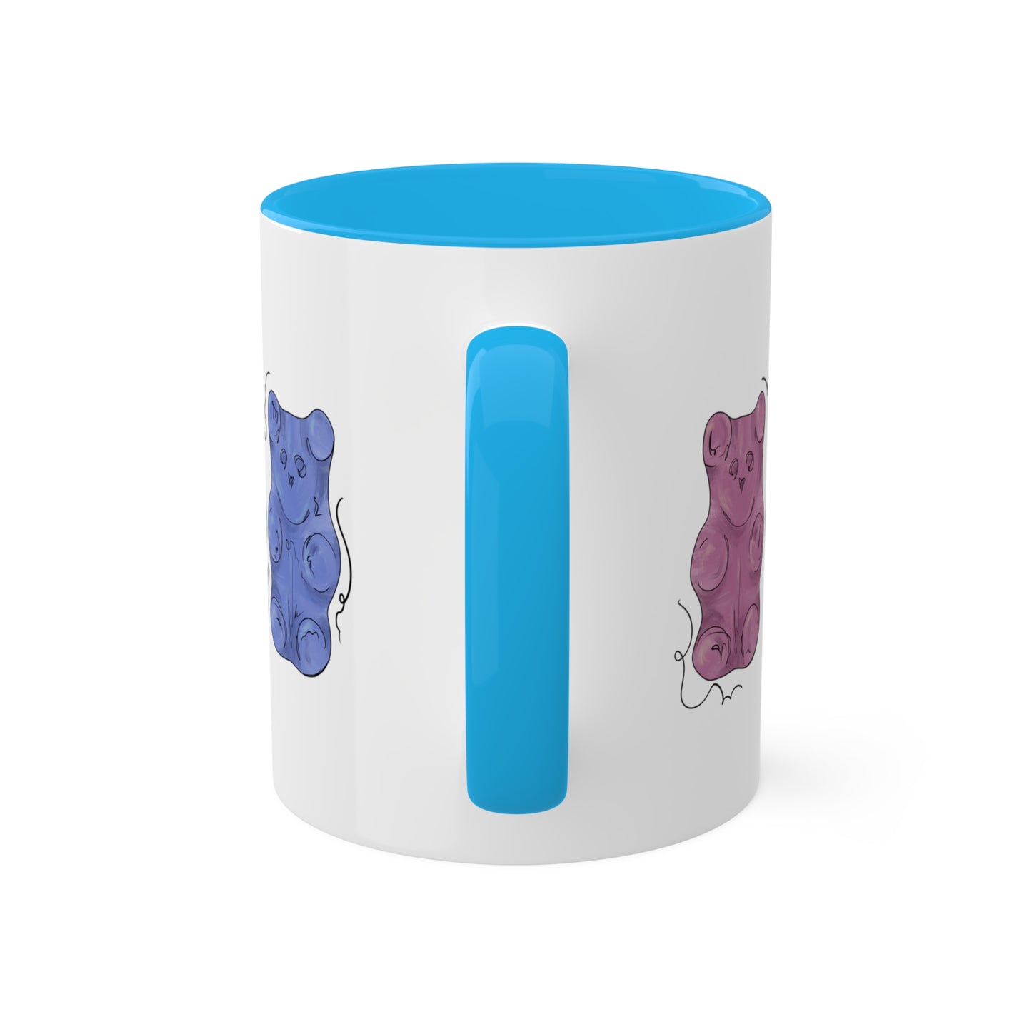 Bigender Pride Flag Gummy Bears - Mug