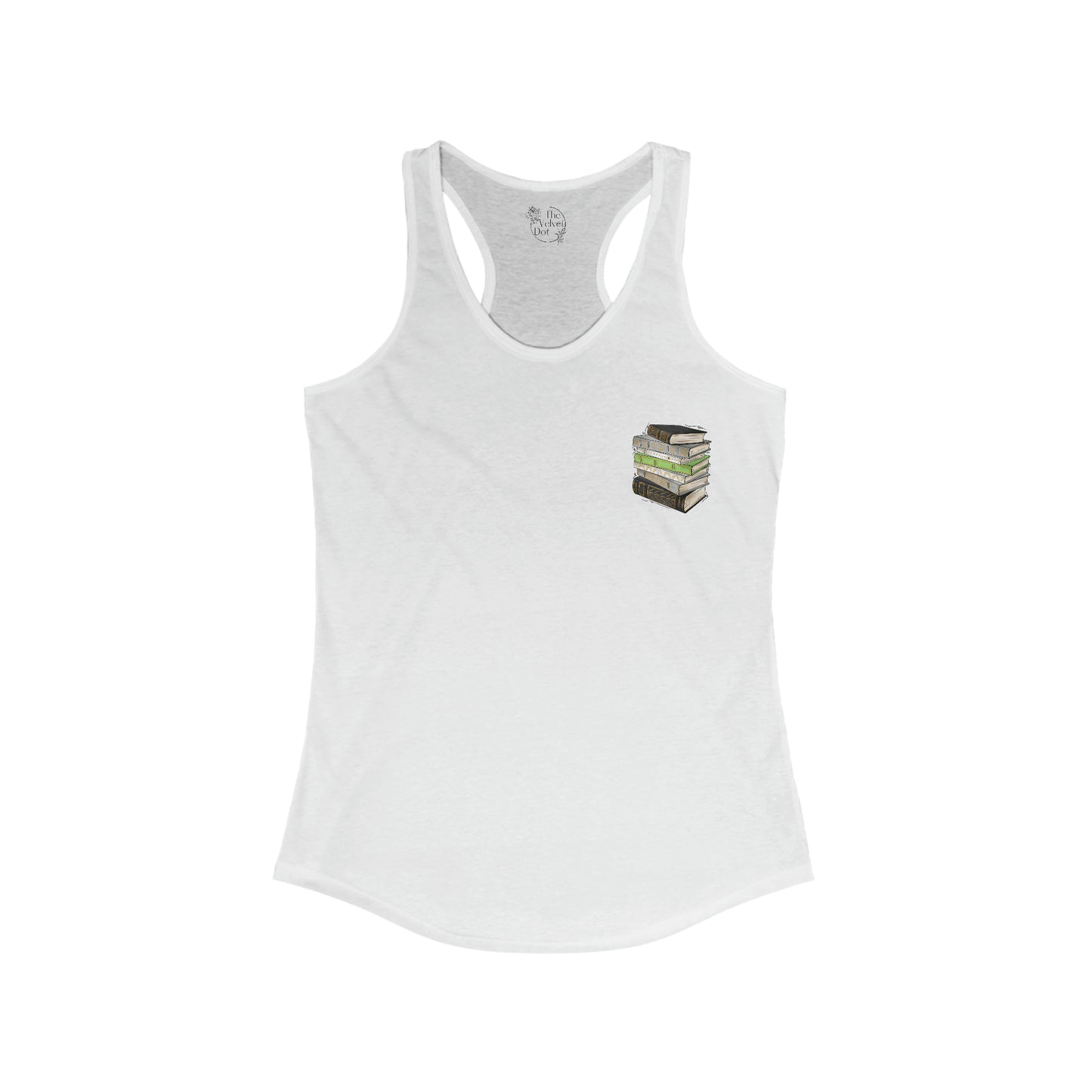 Agender Pride Flag Old Books - Womens Tank Top